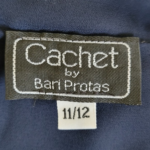 Cachet by Bari Protas Vintage Formal Dress Mother of the Bride Elegant Evening - Picture 8 of 8